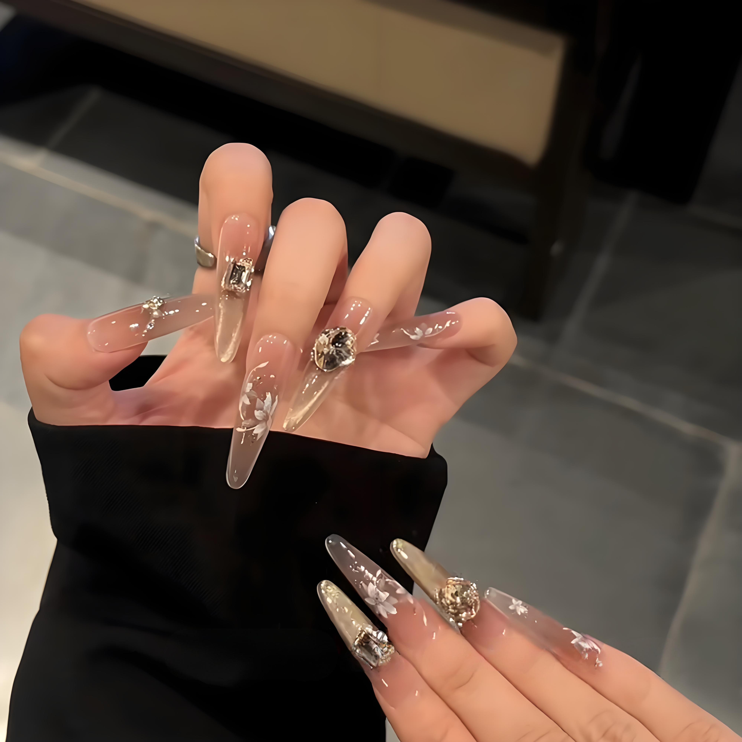 Autumn Glow | Cat-Eye Press-On Nails