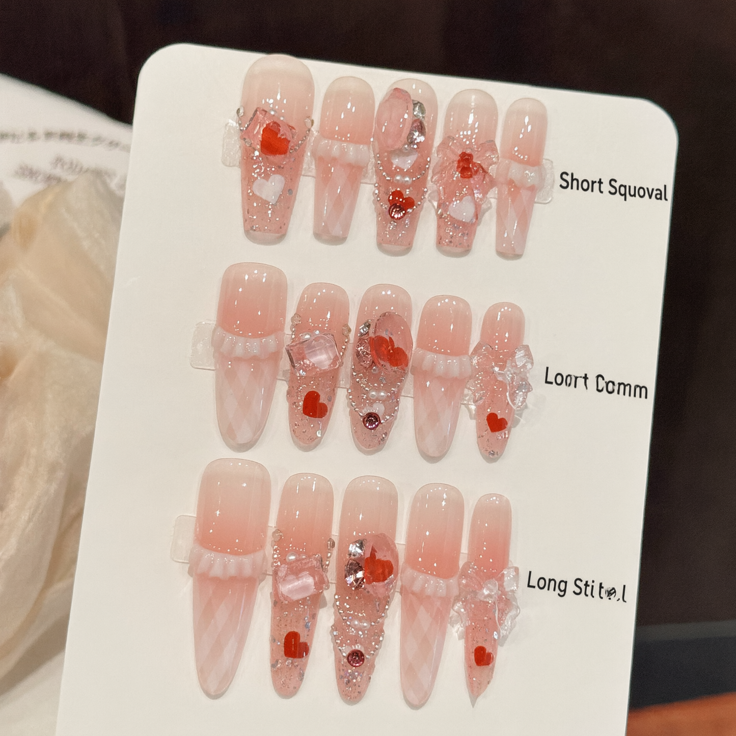 Marguerite Ballet Bow | Handmade French Press-On Nails
