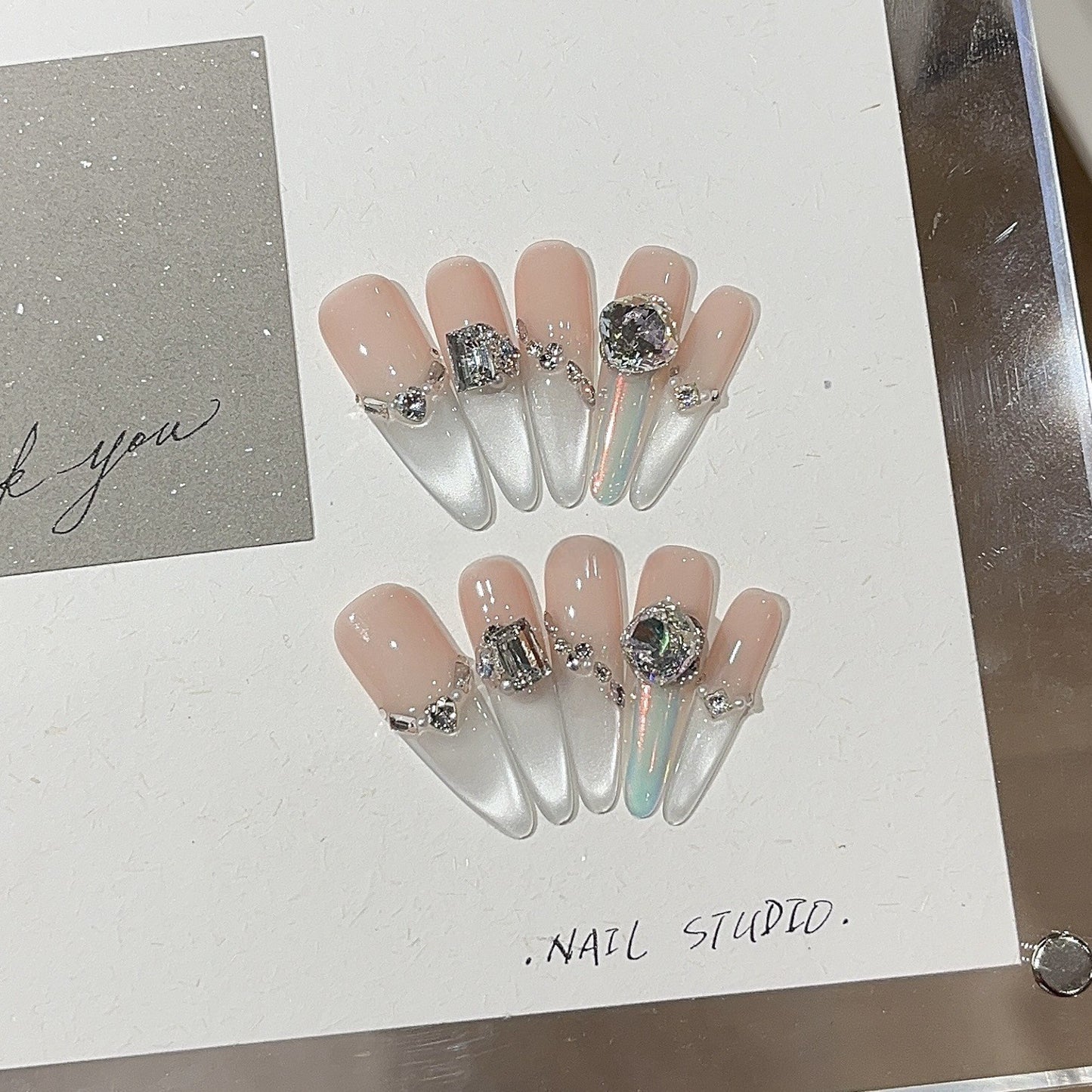 Starlight Legend | Cat-Eye Gem Press-On Nails