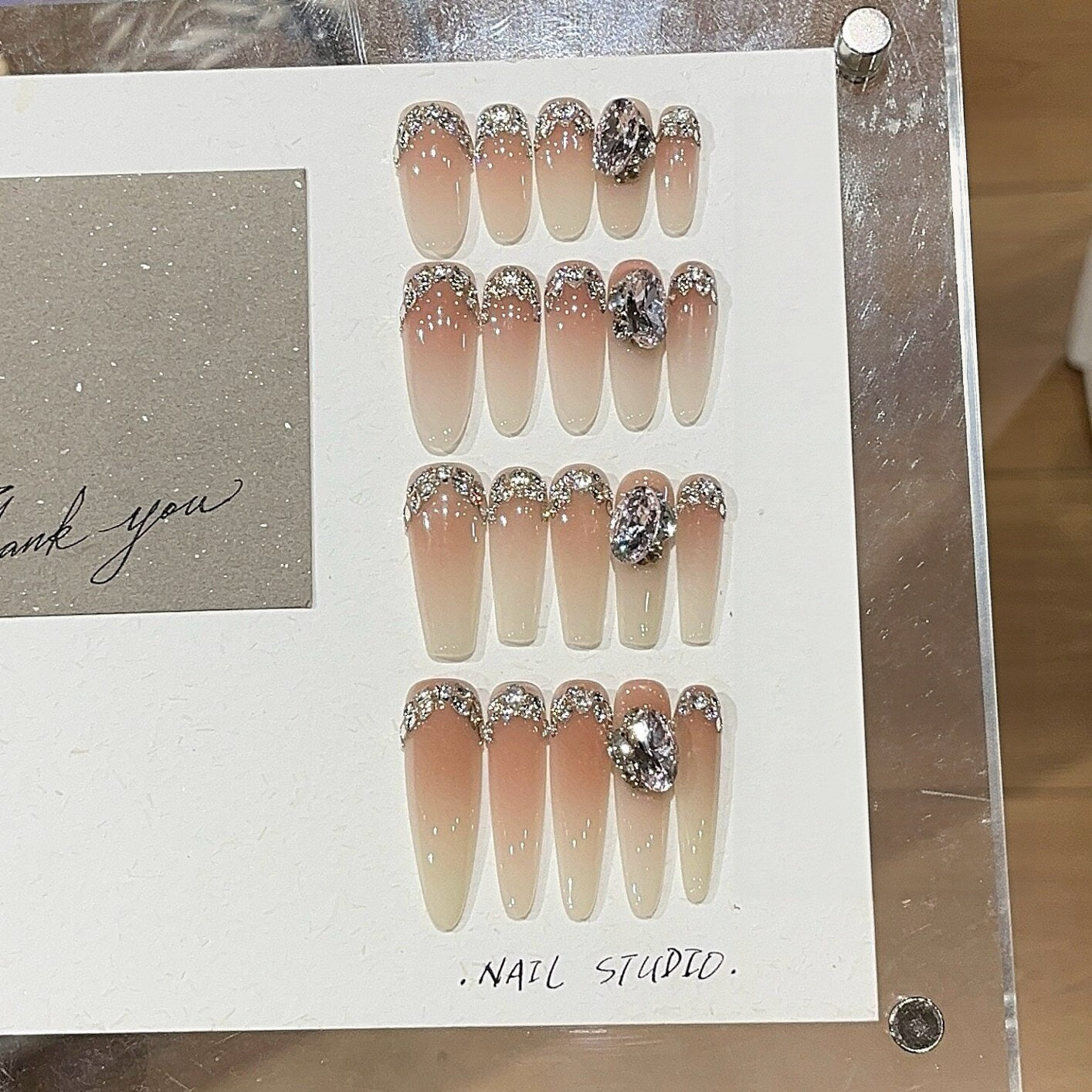 Cold Berry Glaze | Sheer Nude French Press-On Nails
