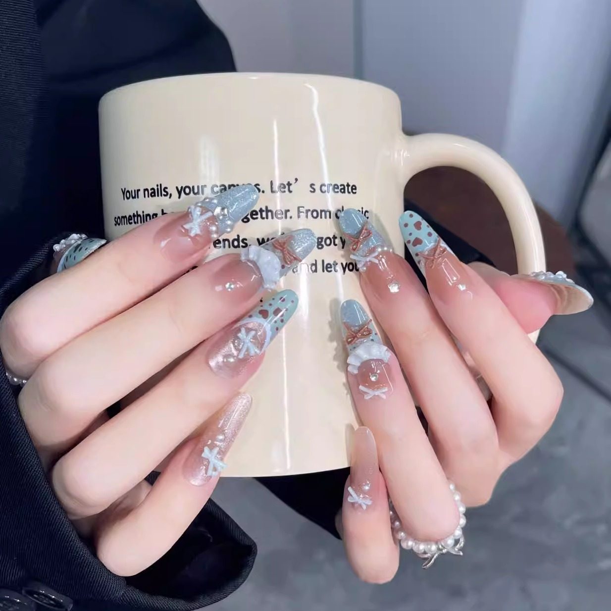 10-Style Autumn Press-On Nails Collection - XS/S/M