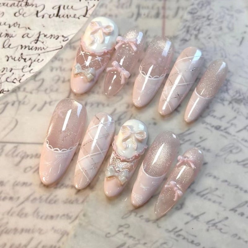 10-Style Autumn Press-On Nails Collection - XS/S/M