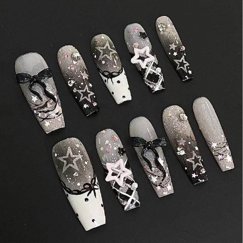 10-Style Autumn Press-On Nails Collection - XS/S/M