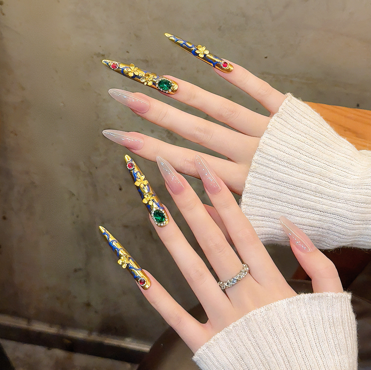 Palace Grandeur | Handmade Press-On Nails - main product image 1