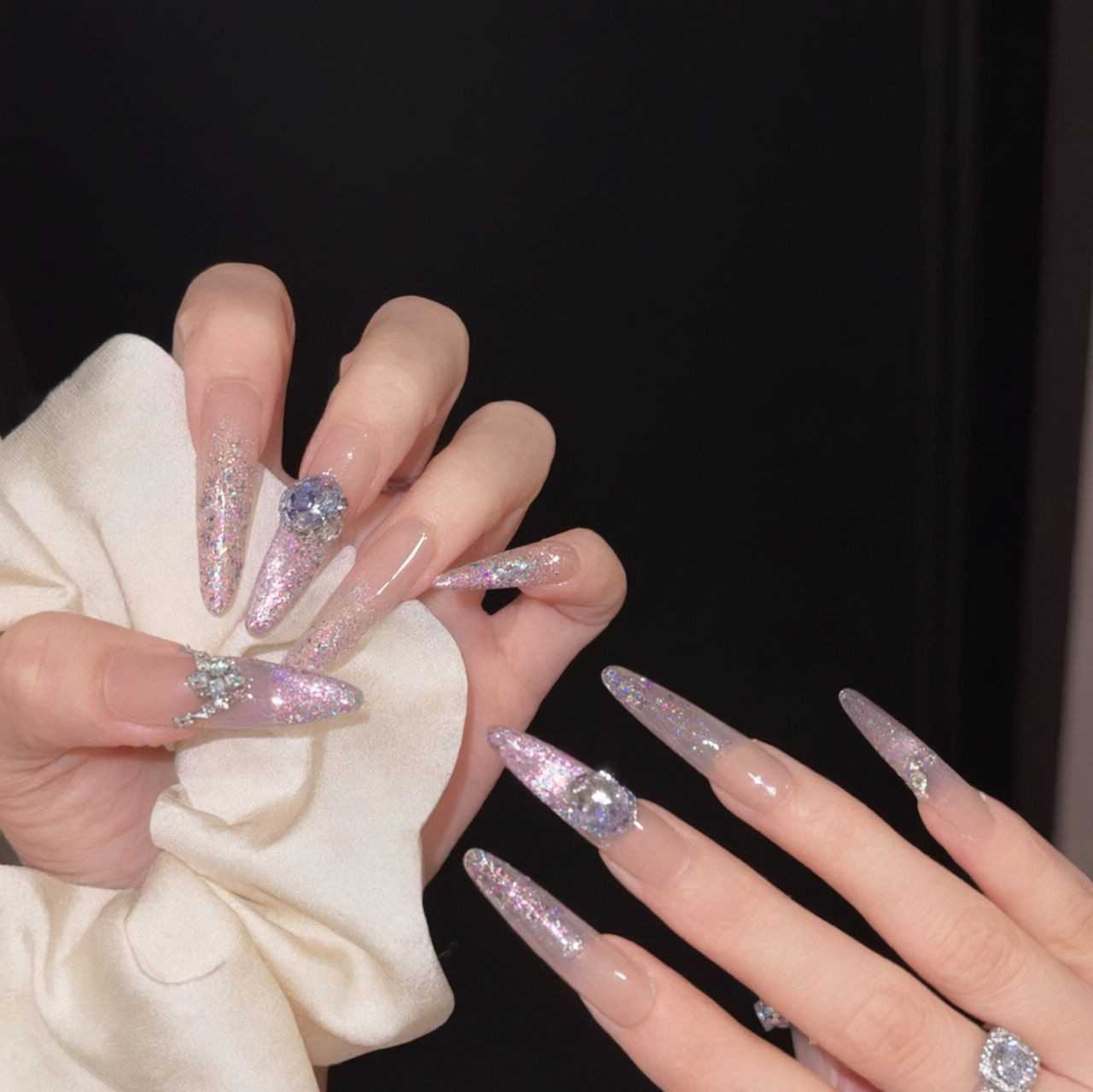 Misty Grape | Cat-Eye Press-On Nails - main product image 2