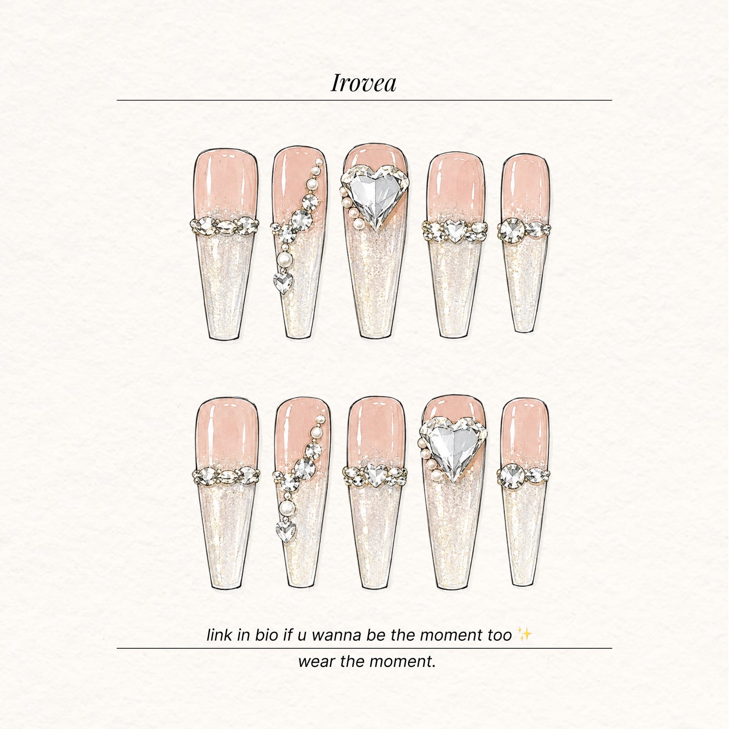 Glacier Glow | Pink Cat-Eye Press-On Nails