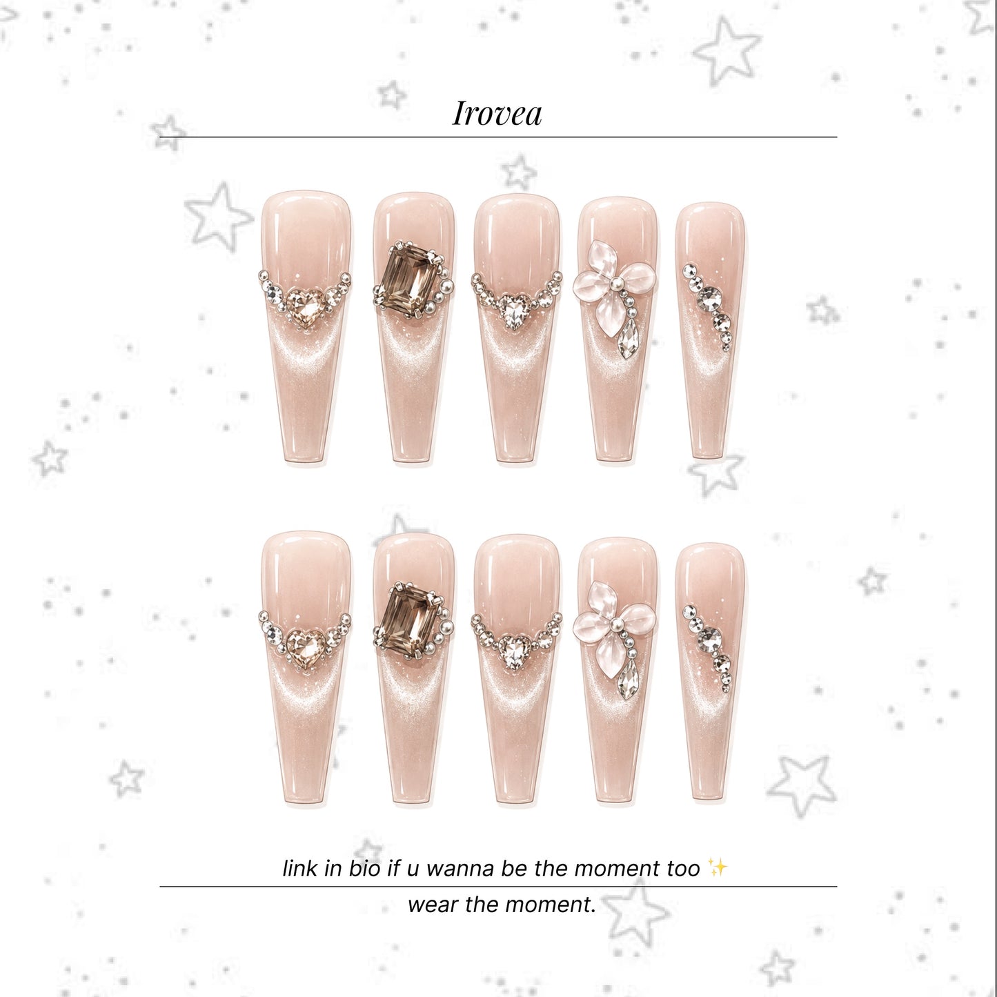 Morning Blossom | Icy Pink Cat-Eye Press-On Nails
