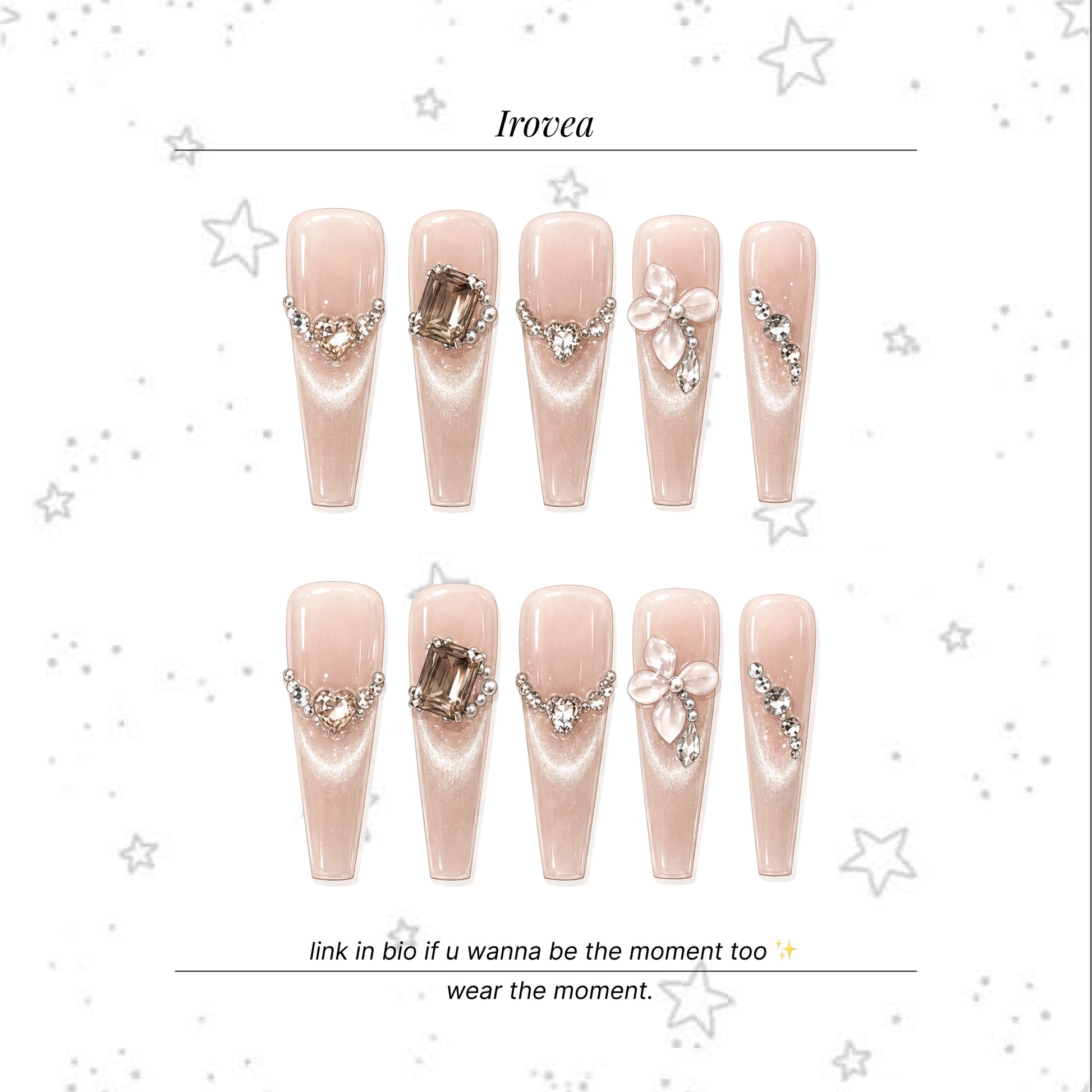 Morning Blossom | Icy Pink Cat-Eye Press-On Nails