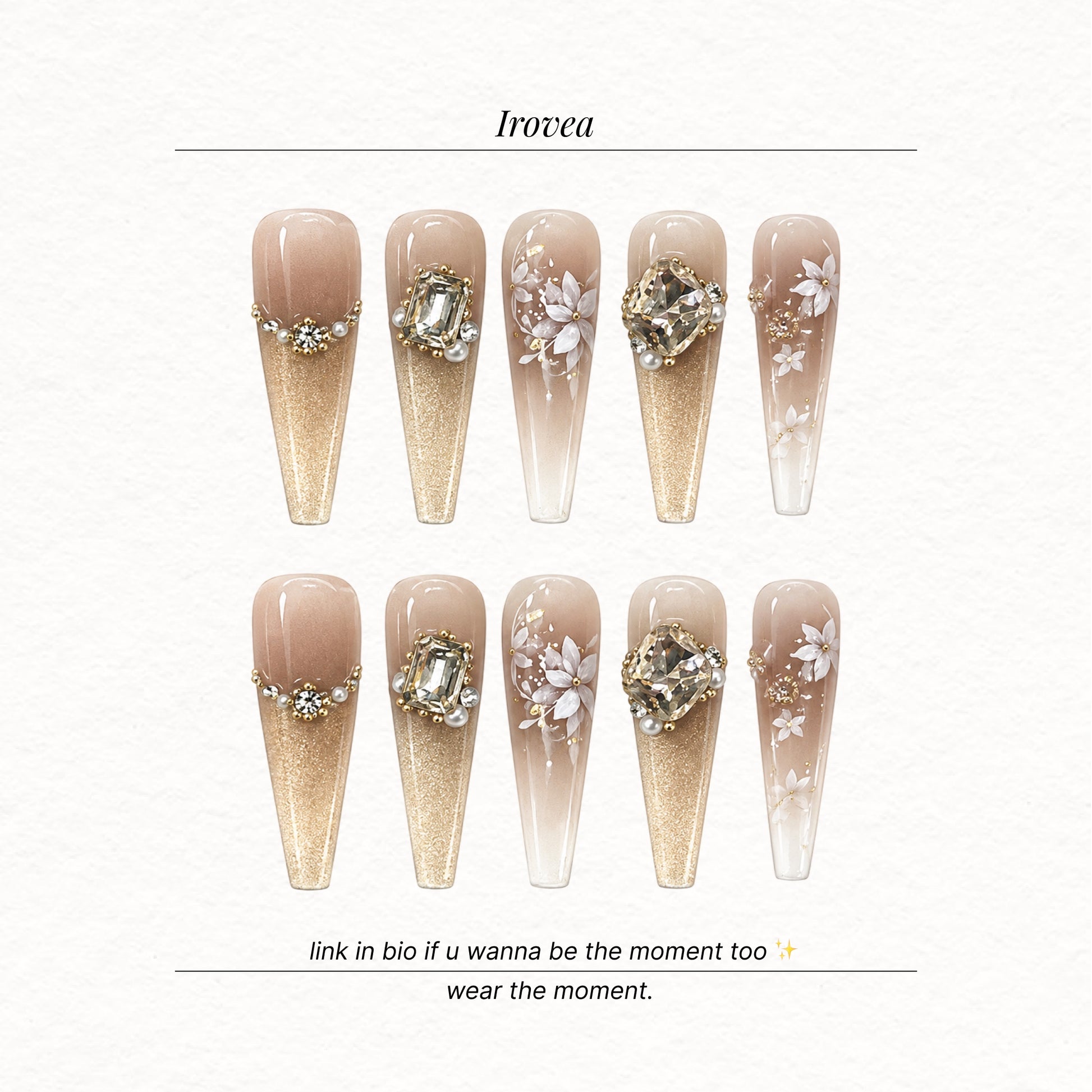 Autumn Glow | Cat-Eye Press-On Nails