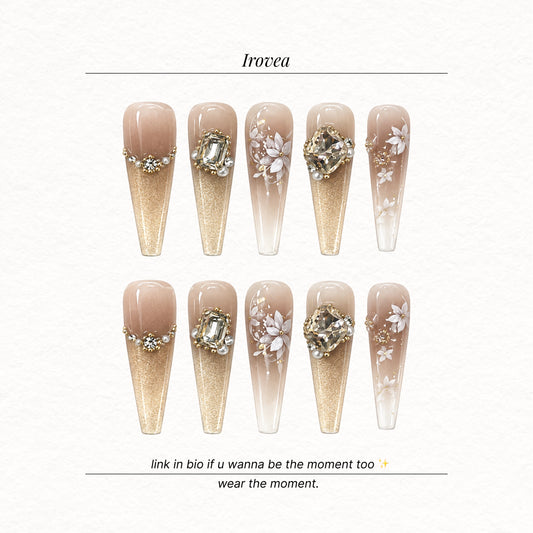 Autumn Glow | Cat-Eye Press-On Nails