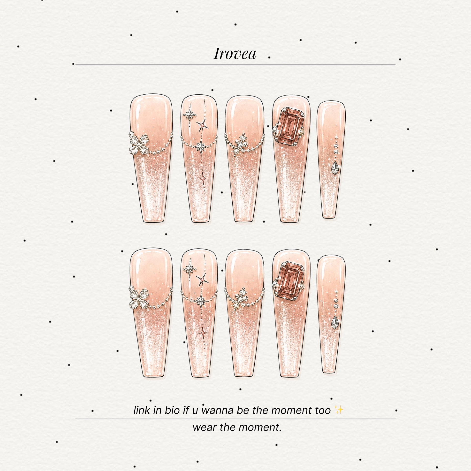 Berry Milk Sparkling Matte Cat-Eye Press-On Nails