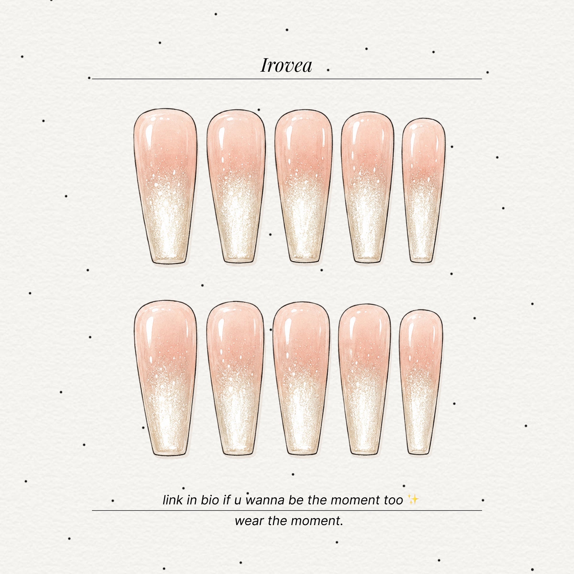 Cloud Candy Dusty Rose Cat-Eye Press-On Nails
