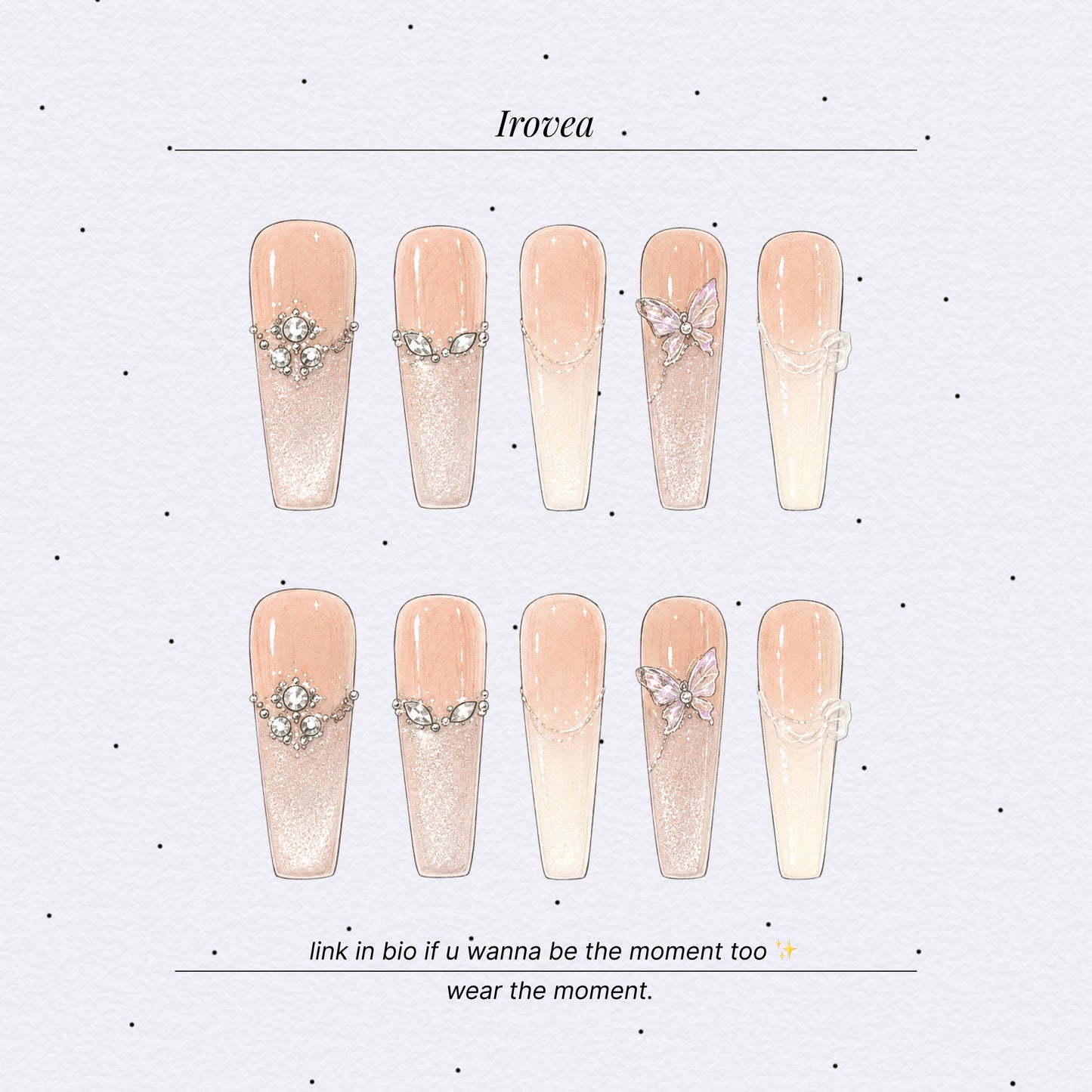 Lost Butterfly Cat-Eye Press-On Nails