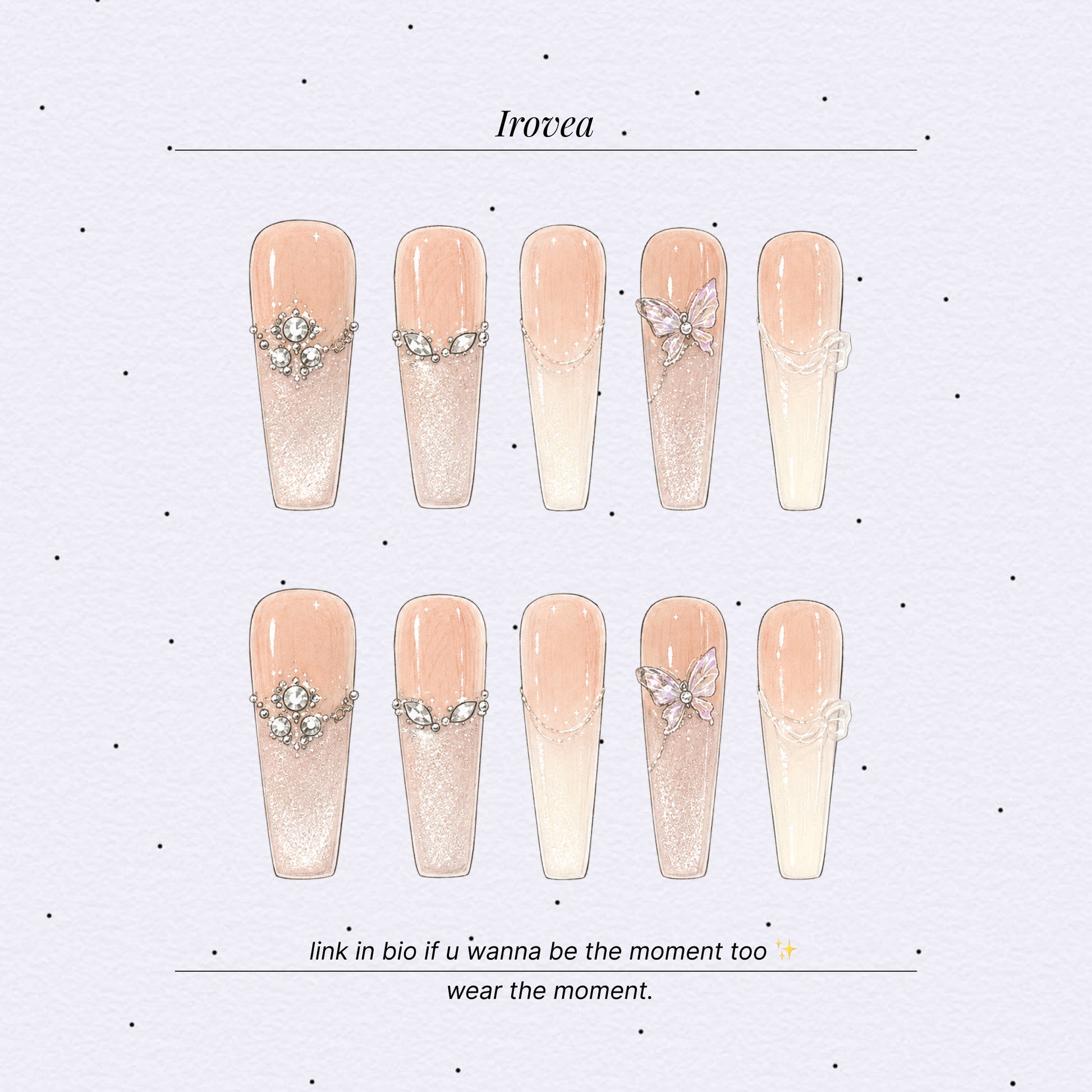 Lost Butterfly Cat-Eye Press-On Nails