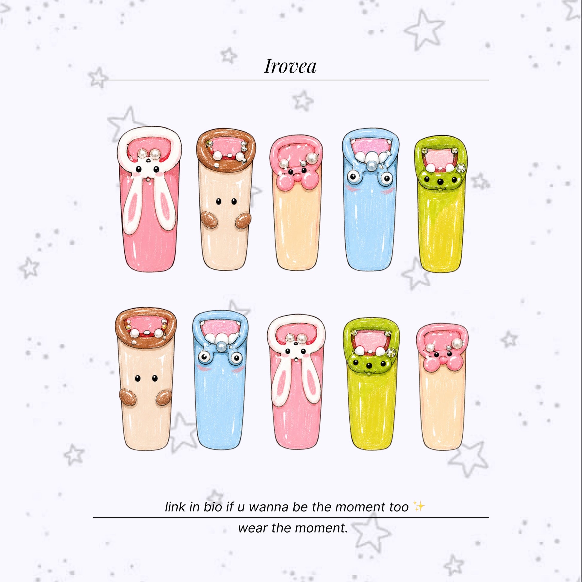 Duck Bill Ugly-Cute Cartoon Press-On Nails