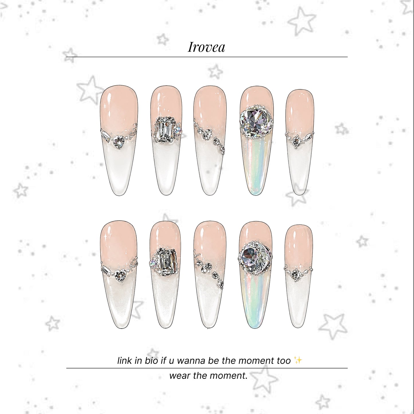 Starlight Legend | Cat-Eye Gem Press-On Nails