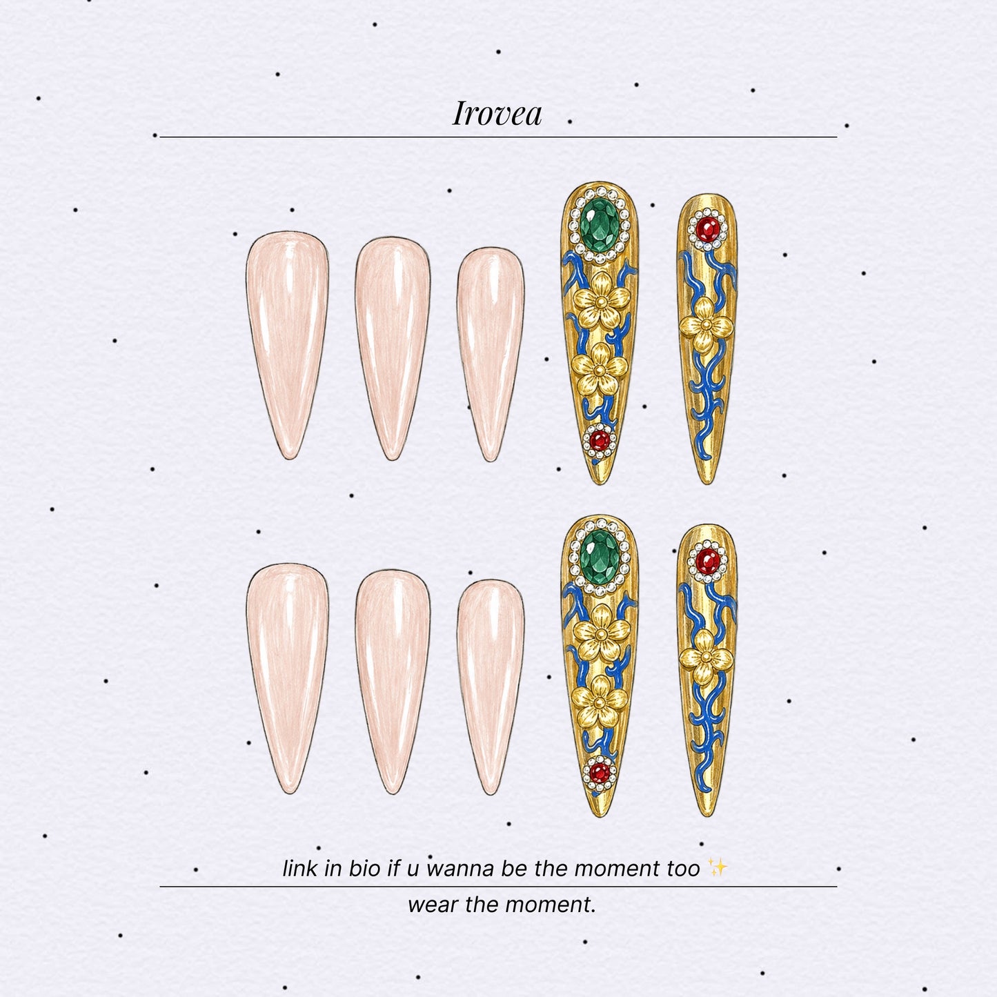 Palace Grandeur | Handmade Press-On Nails