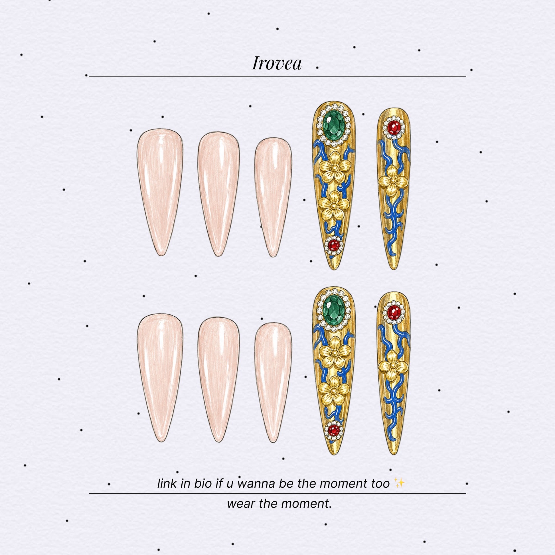 Palace Grandeur | Handmade Press-On Nails