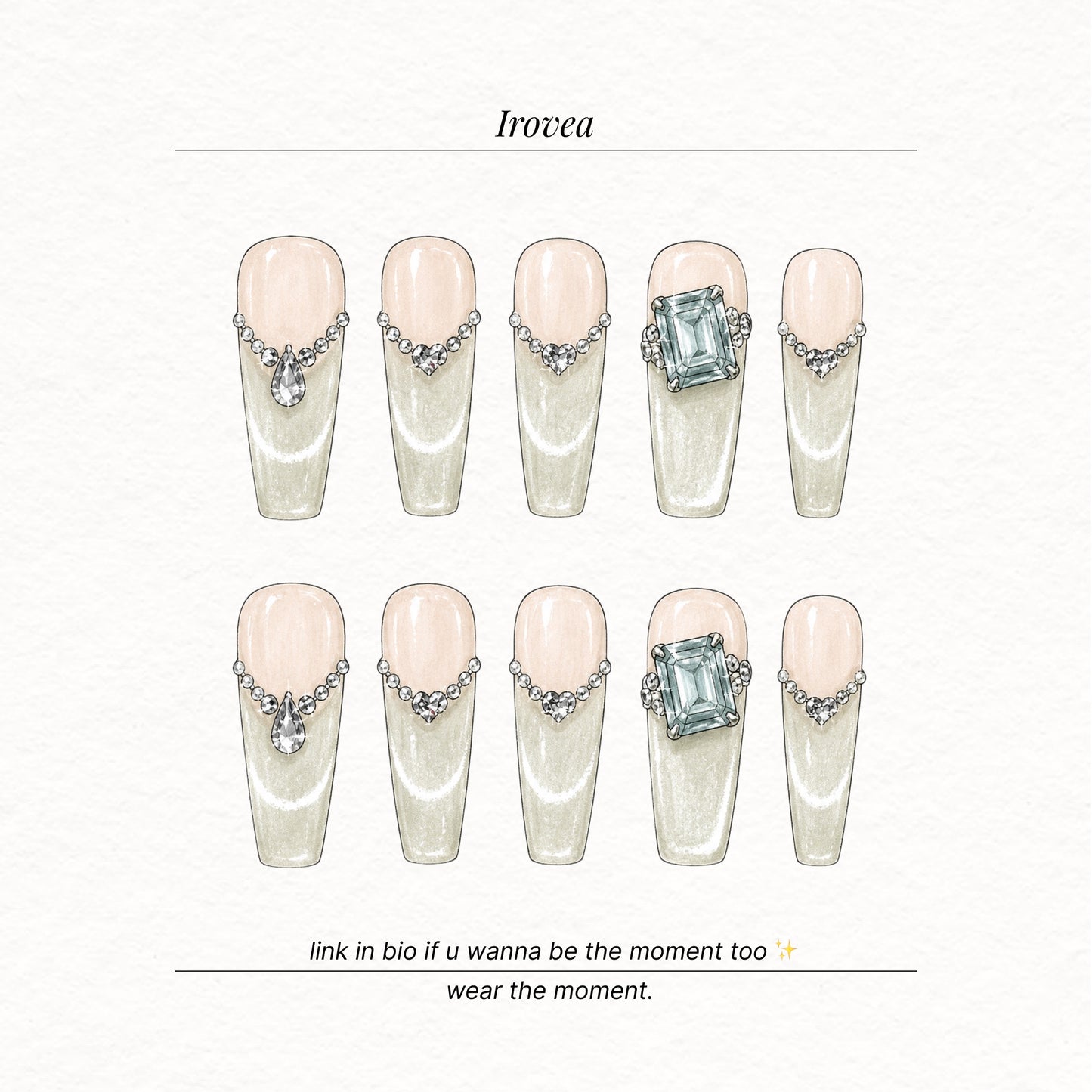 Green Grape Slush | Cat-Eye Press-On Nails