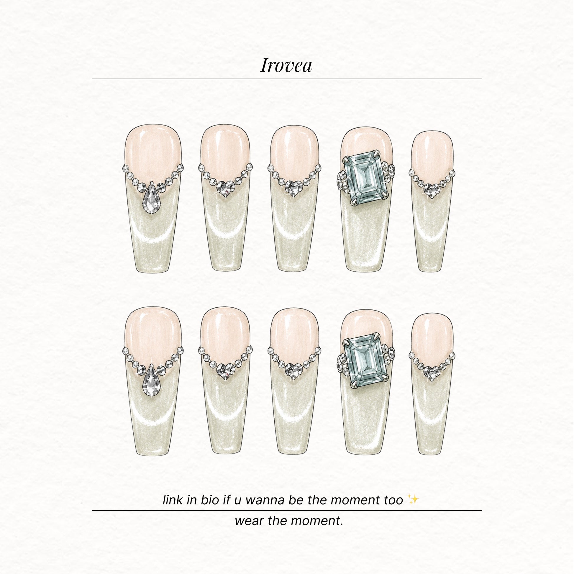 Green Grape Slush | Cat-Eye Press-On Nails
